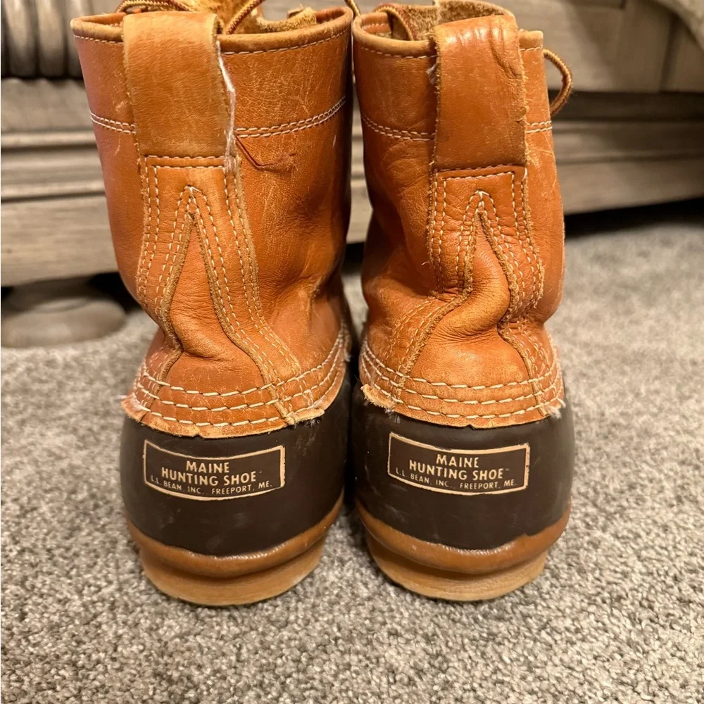 Men's L.L. Bean Duck Boots Maine Hunting Shoe 14M
